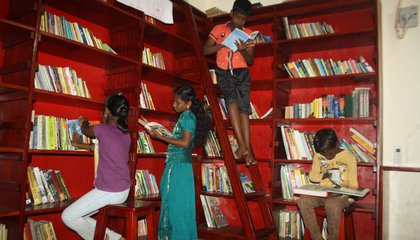 Bibliothek in Kadambadi